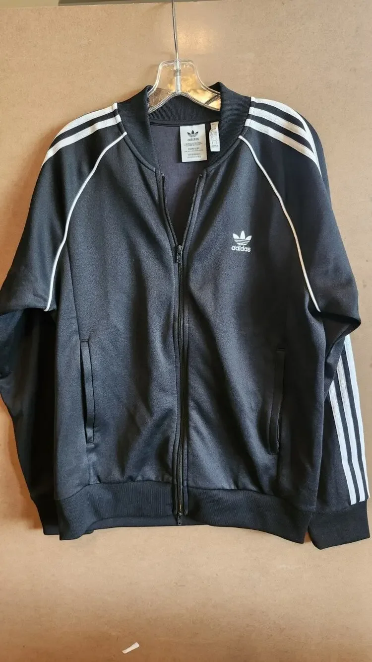 adidas Originals SST Tracksuit Set Black White Retro Style Men's Size L Mt100